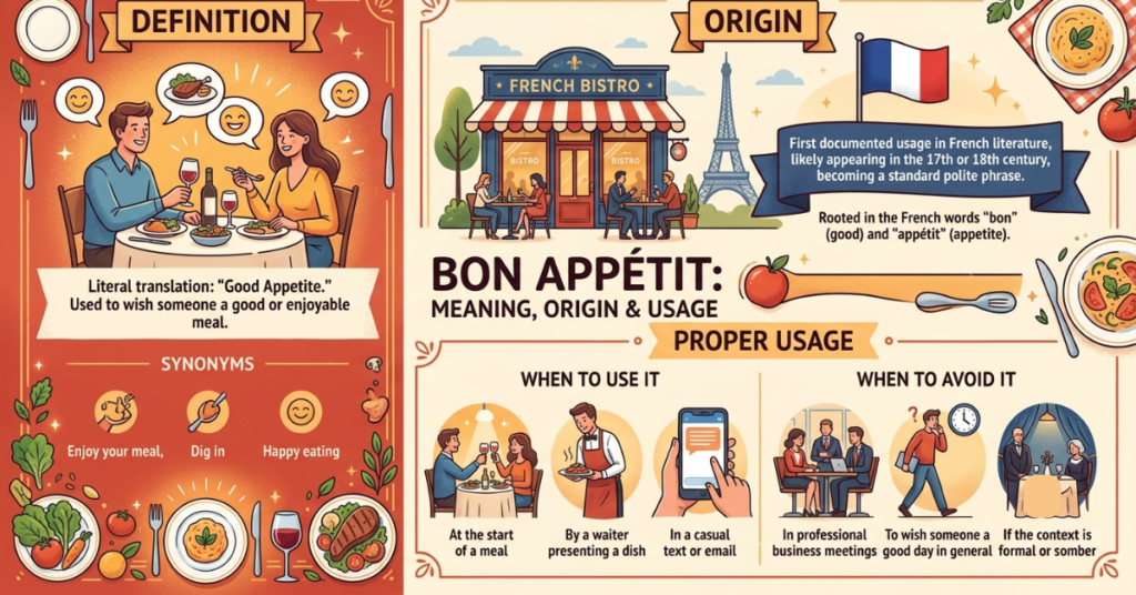 Bonappetit Meaning: Definition, Origin & Proper Usage