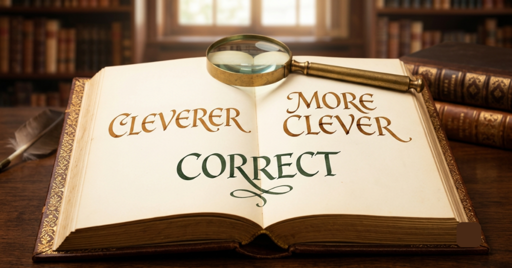 Cleverer or More Clever: Which One Is Correct?