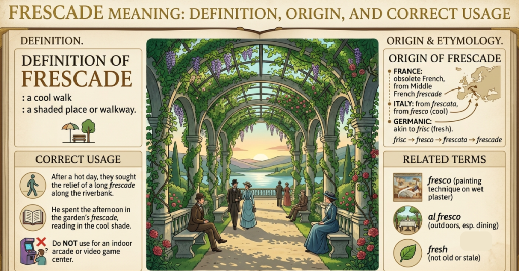 Frescade Meaning: Definition, Origin, and Correct Usage