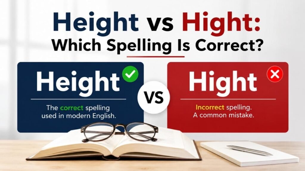 Hight vs Height: What’s the Correct Spelling?
