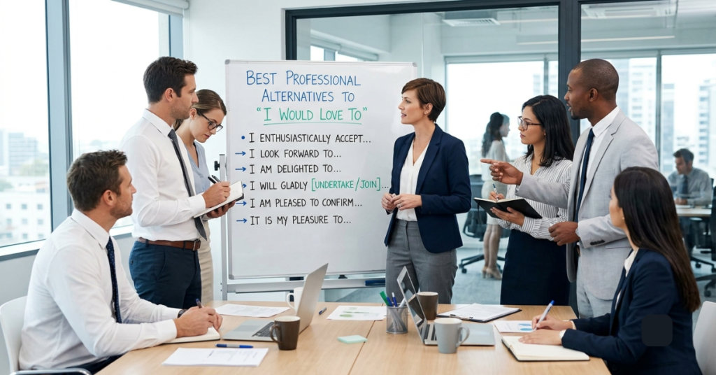 I Would Love to Synonym: Best Professional Alternatives