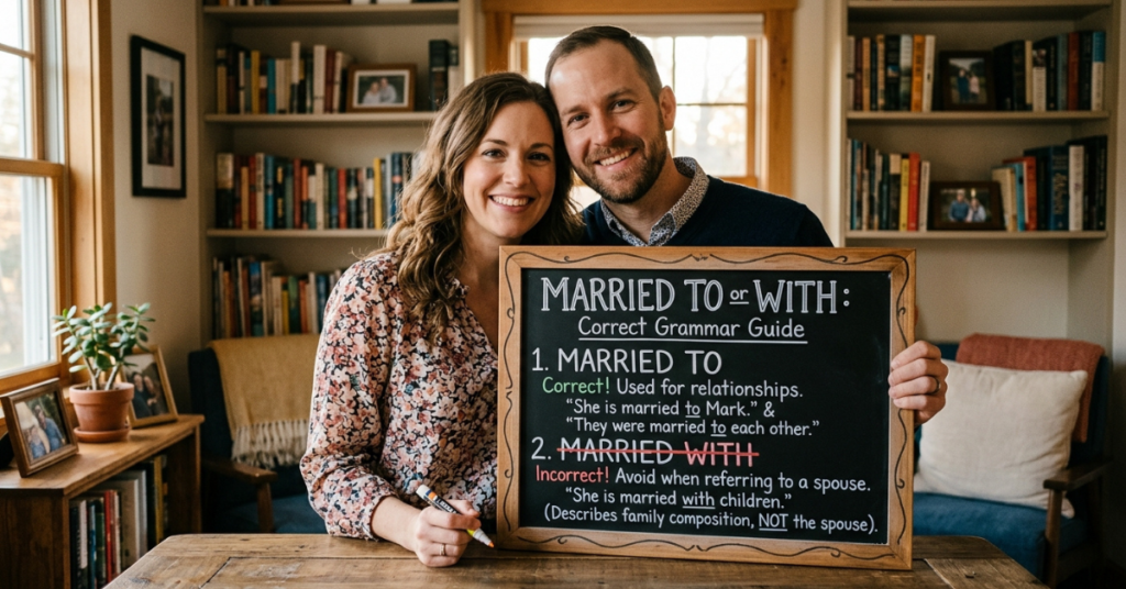 Married To or With: The Correct Grammar Guide