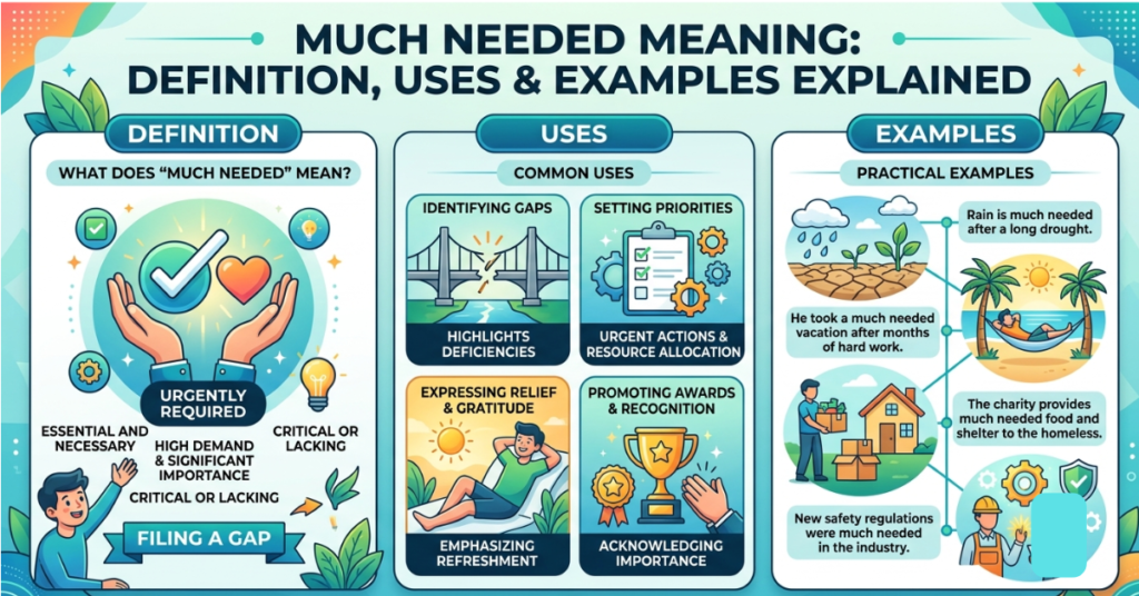 Much Needed Meaning: Definition, Uses & Examples Explained