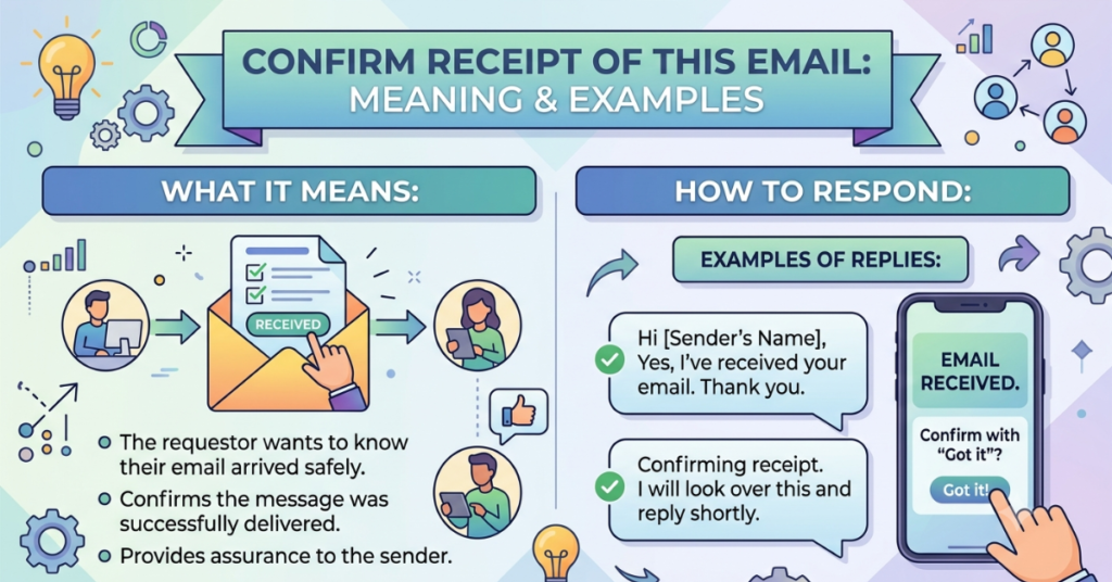Please Confirm Receipt of This Email: Meaning & Examples