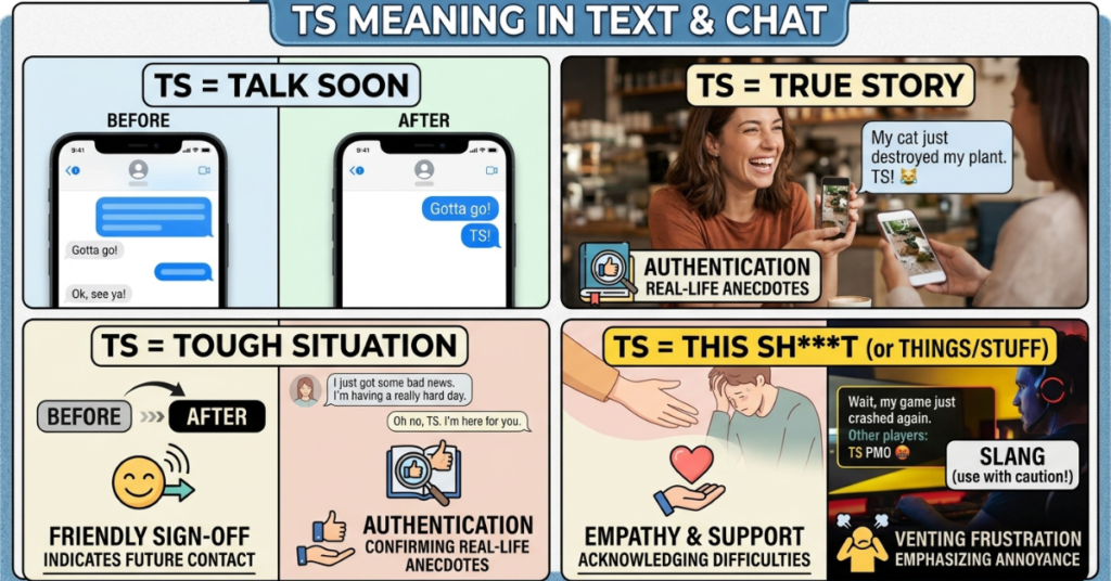 TS Meaning in Text: What Does TS Mean in Chat?