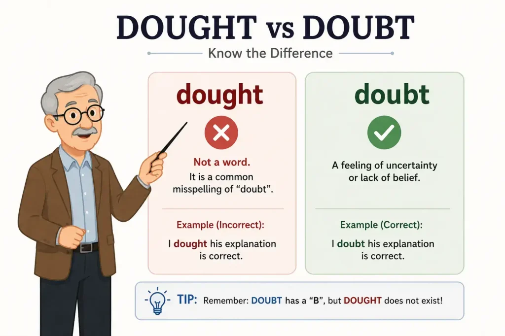 Dought vs Doubt: What’s the Difference?