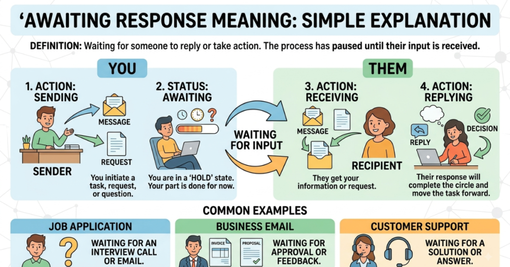 Awaiting Response Meaning: Simple Explanation