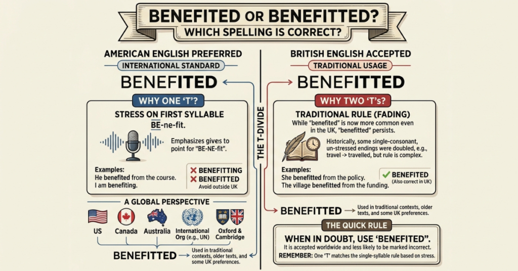 Benefitted or Benefited: Which Spelling Is Correct?