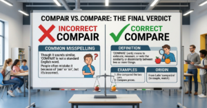 Compair vs Compare: Which Spelling Is Correct?