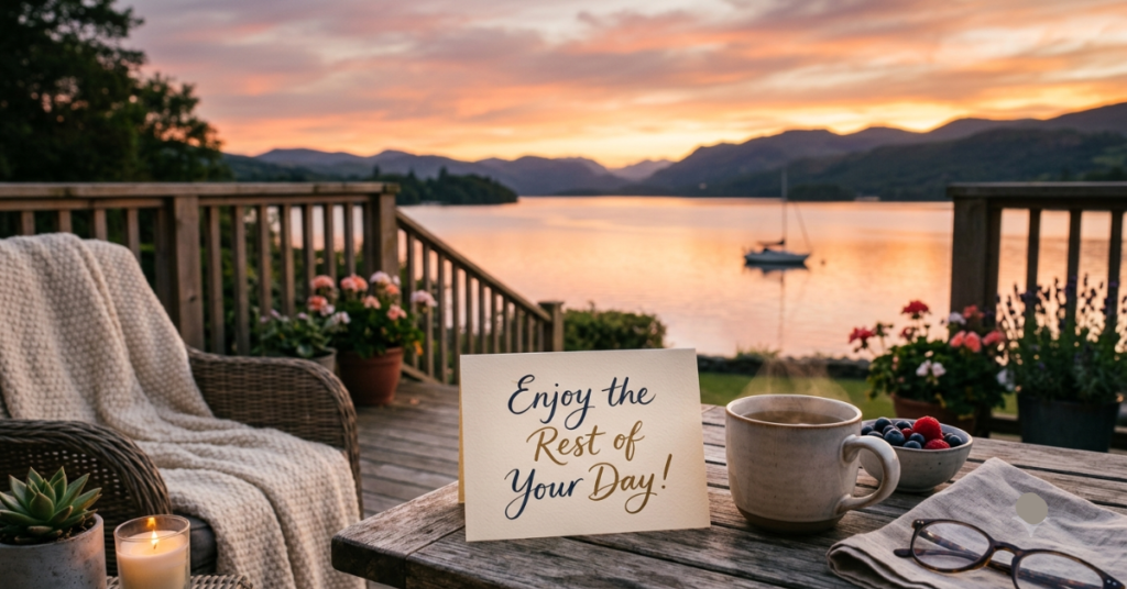 Enjoy the Rest of Your Day: Meaning, Quotes, Images & More