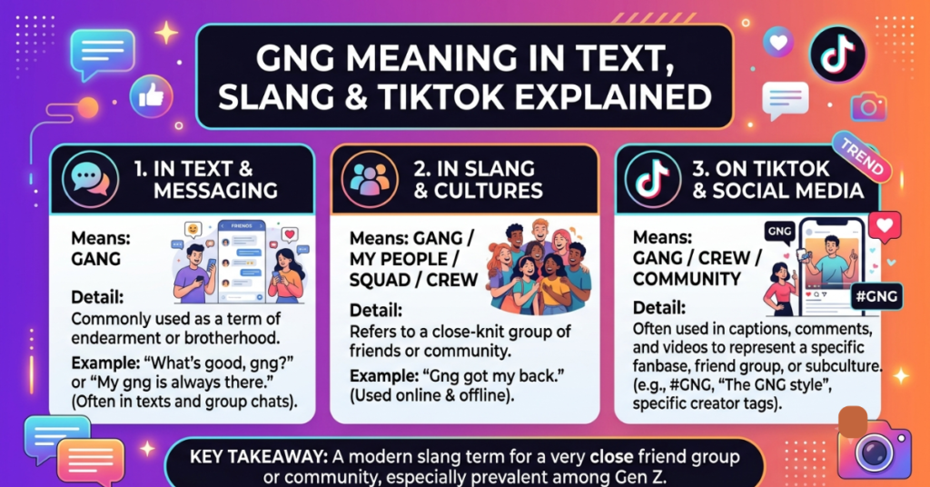 GNG Meaning in Text, Slang & TikTok Explained