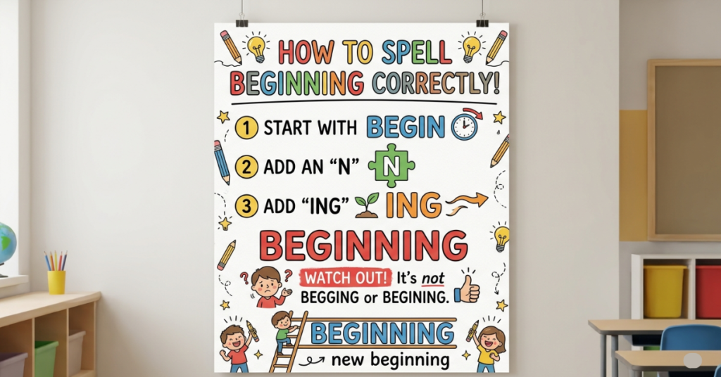 How to Spell Beginning Correctly: Easy Guide