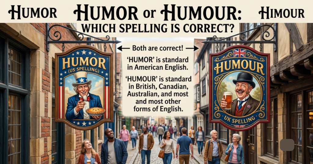 Humor or Humour: Which Spelling Is Correct?