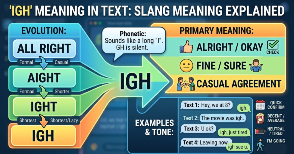 IGH Meaning in Text: Slang Meaning Explained