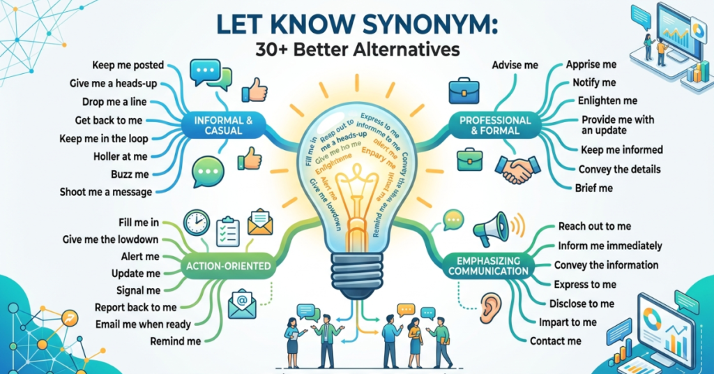 Let Me Know Synonym: 30+ Better Alternatives