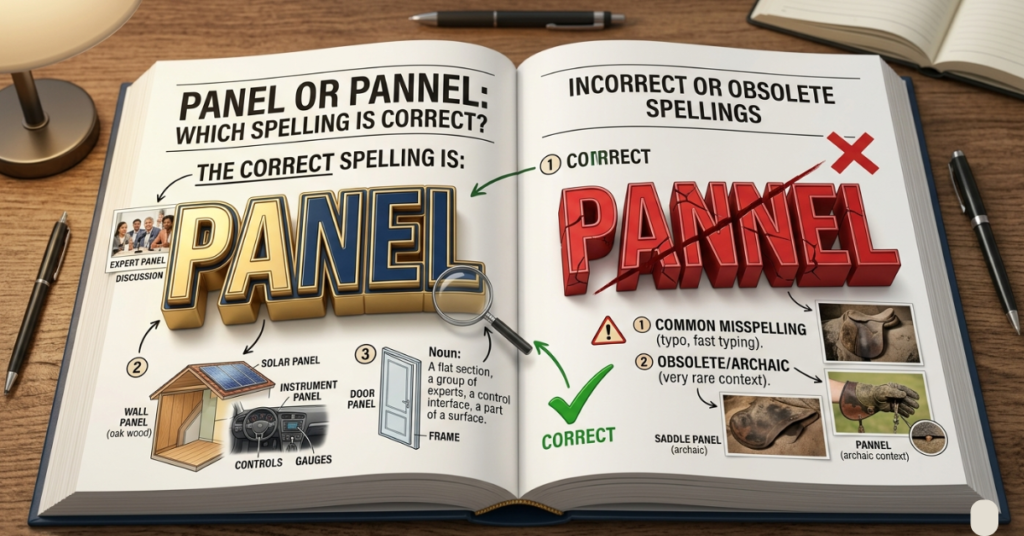 Panel or Pannel: Which Spelling Is Correct?