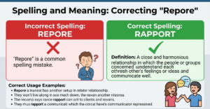 Repore Spelling: Correct Spelling & Meaning