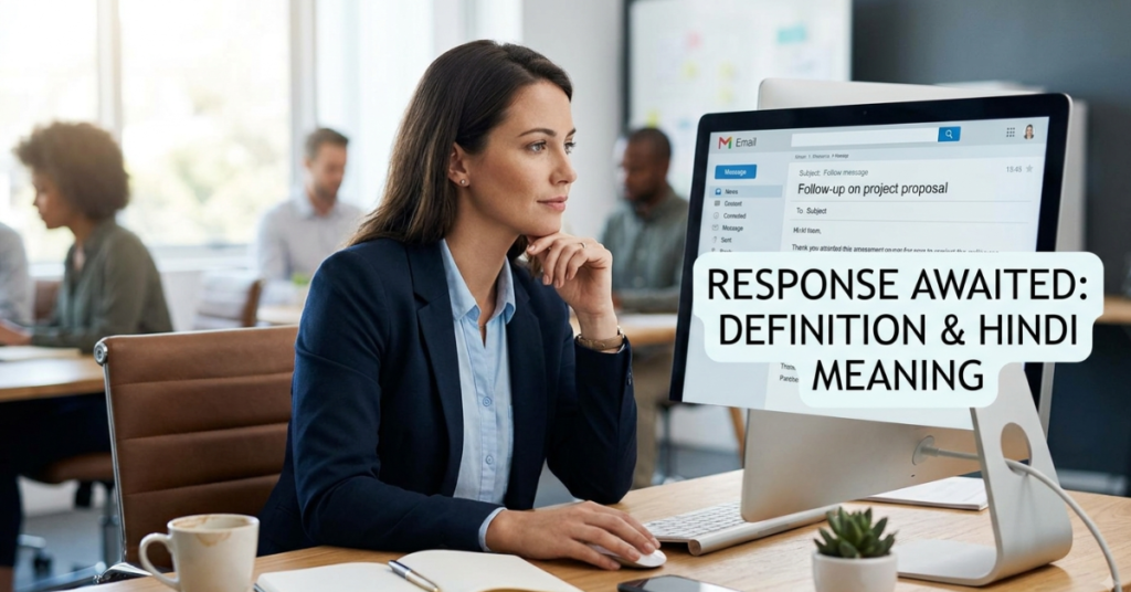 Response Awaited Meaning: Definition & Hindi Meaning