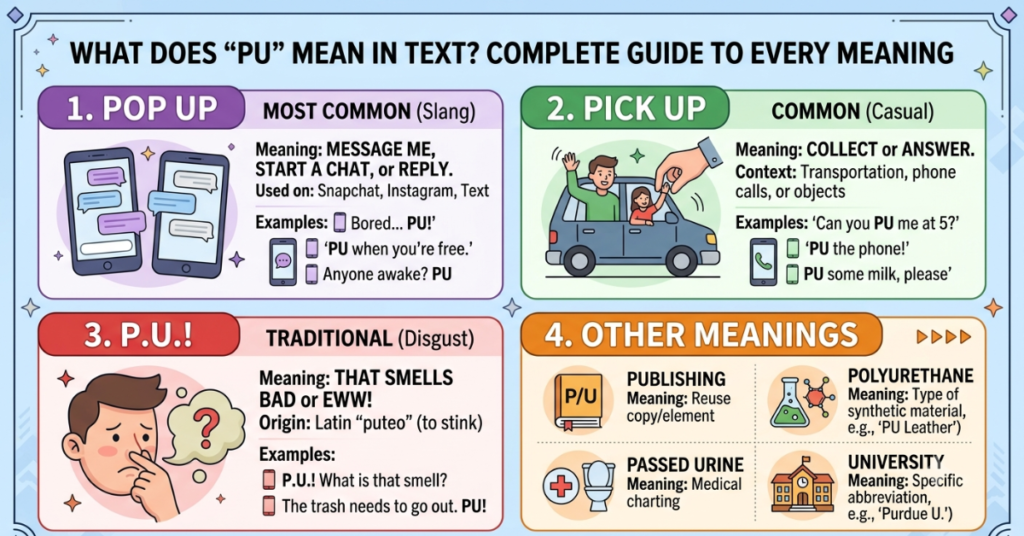 What Does PU Mean in Text? Complete Guide to Every Meaning