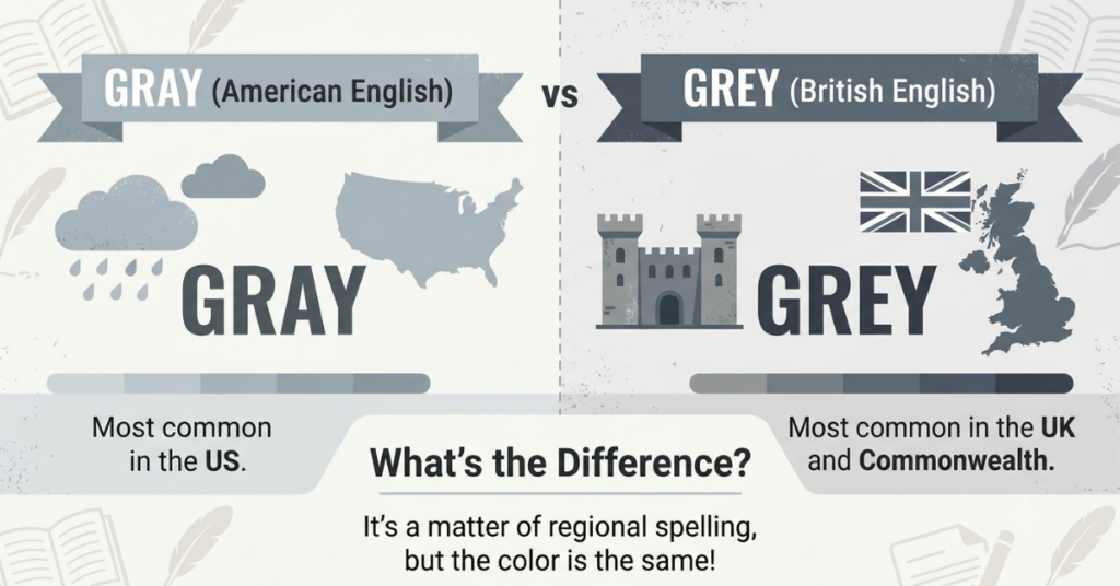 What’s the Difference Between Gray and Grey?